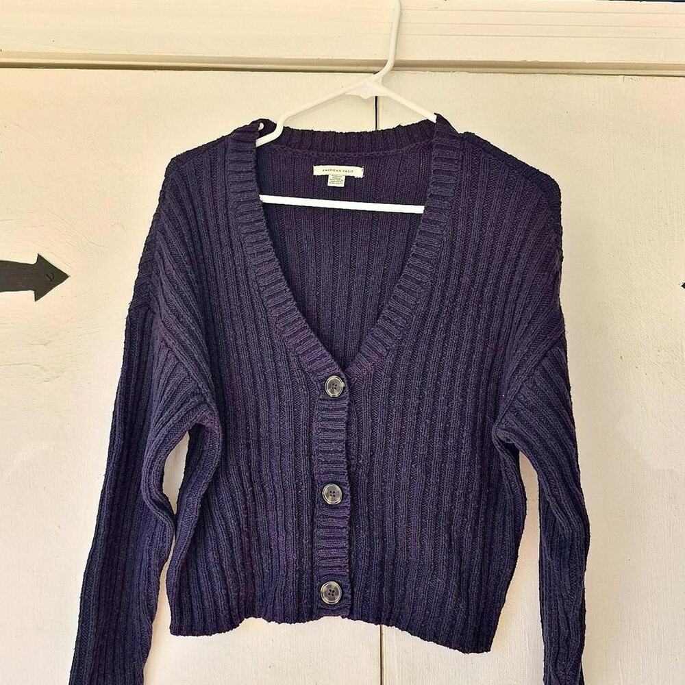 American eagle navy blue cardigan
